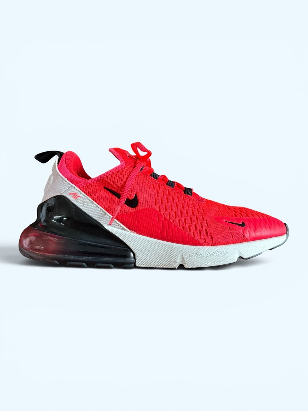 NIKE AIR MAX 270 Orbit Red Running Sneakers Size 9 Men